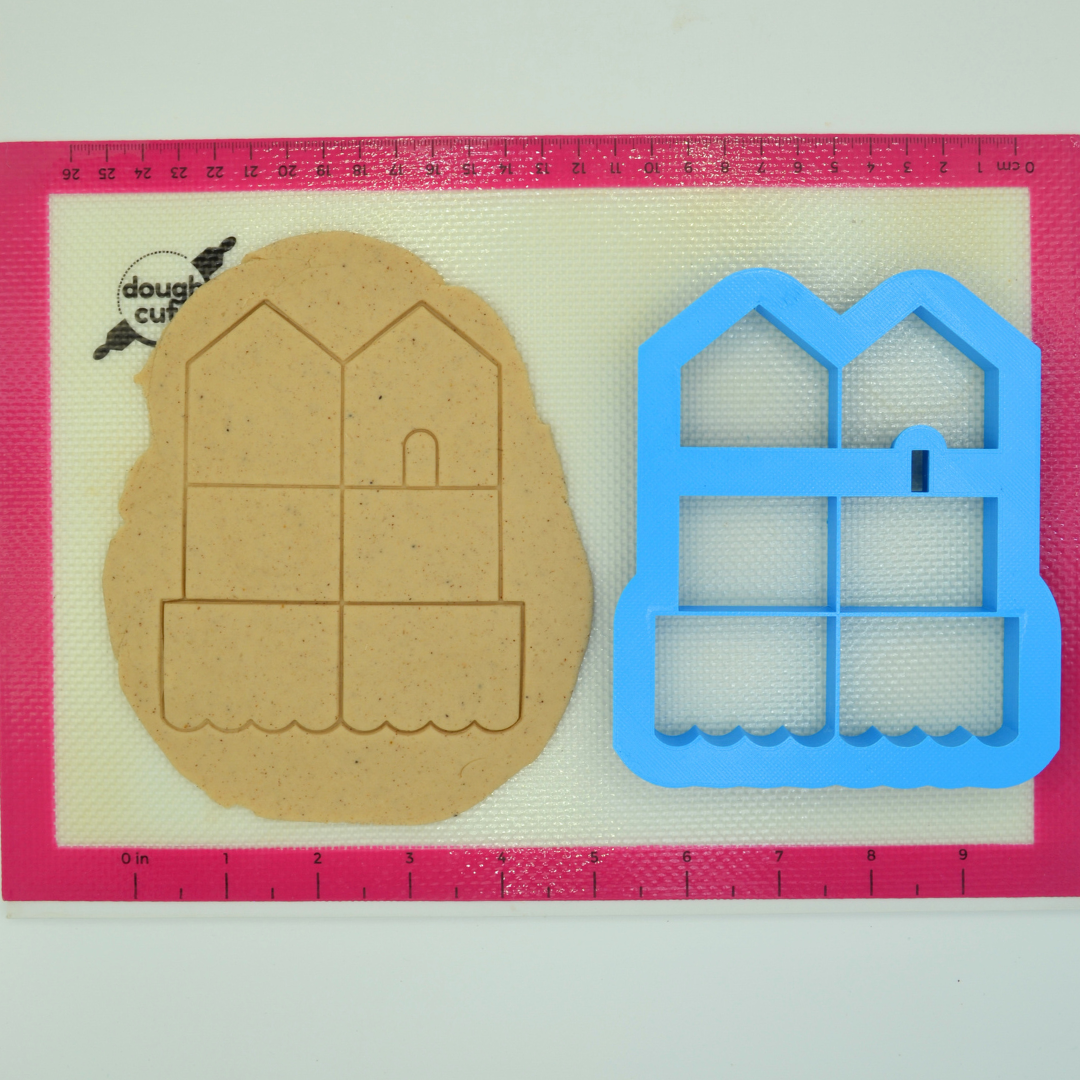 3D Mini Gingbread House Cookie Cutter