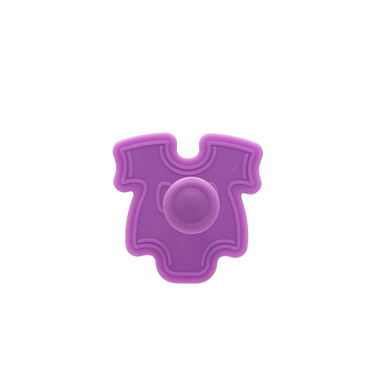 Baby Suit 4.5cm Plastic Cookie Cutter &amp; Stamp Side View