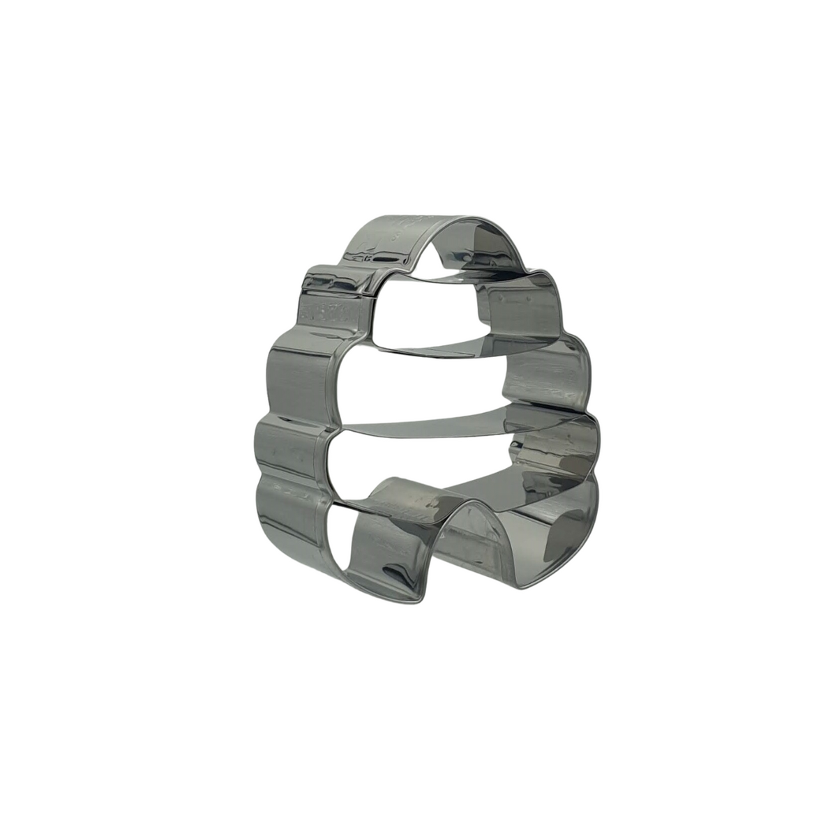 Bee Hive 6cm Cookie Cutter Stainless Steel Side View