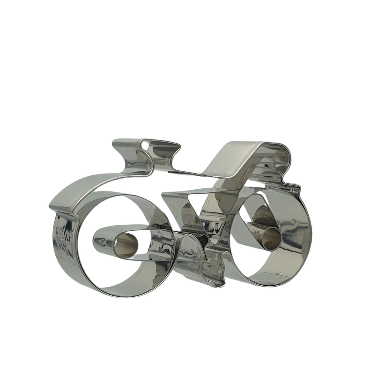 Bicycle 8.5cm Cookie Cutter Stainless Steel Side View