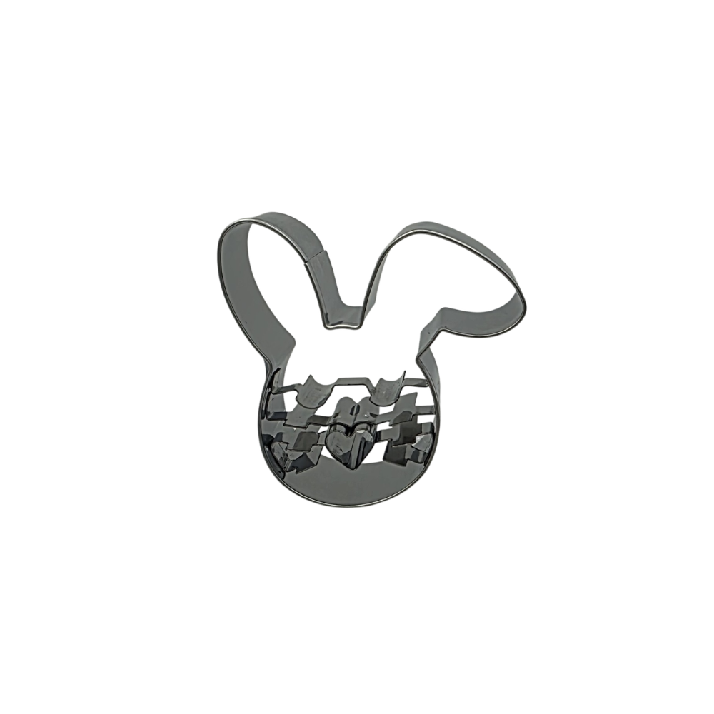 Bunny with Heart Nose 5cm Cookie Cutter