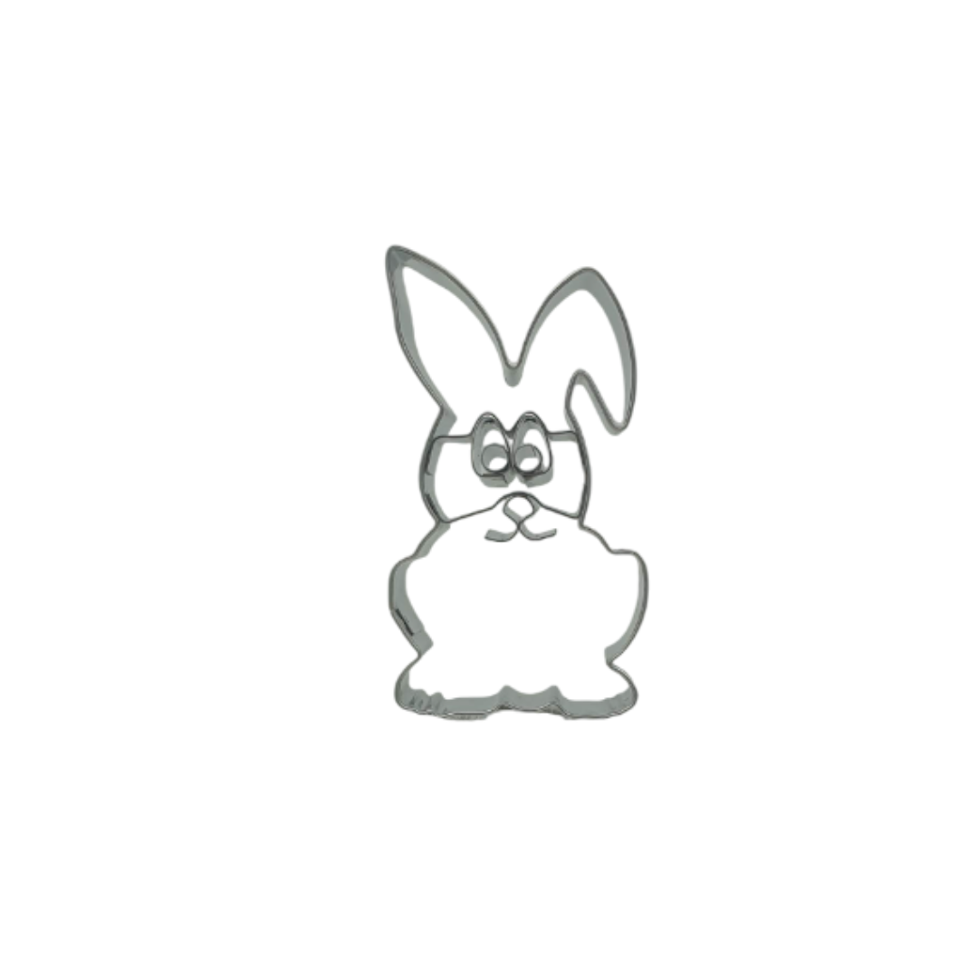 Rabbit with Face 7cm Cookie Cutter