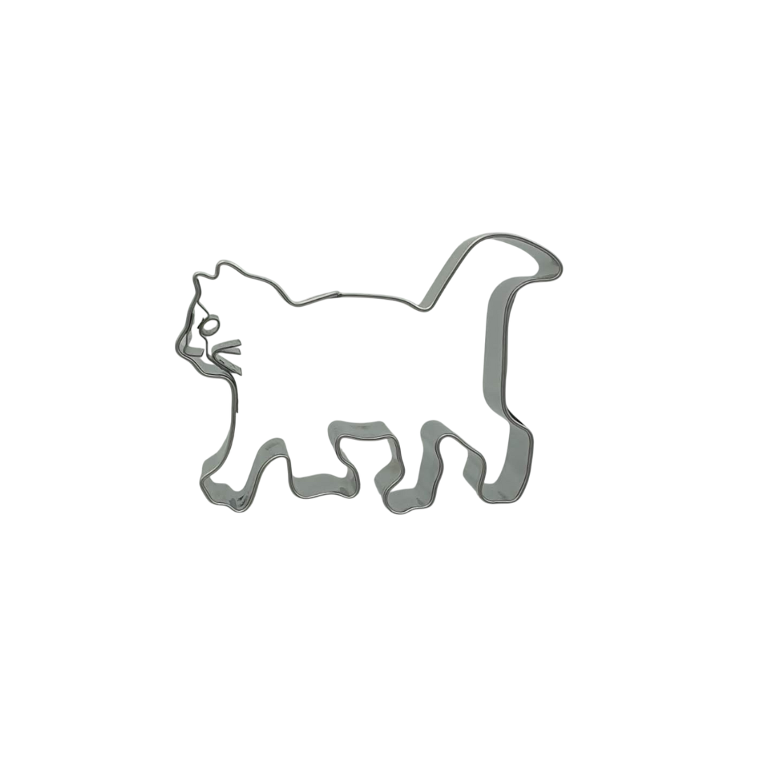 Cat With Face Detail 6cm Cookie Cutter