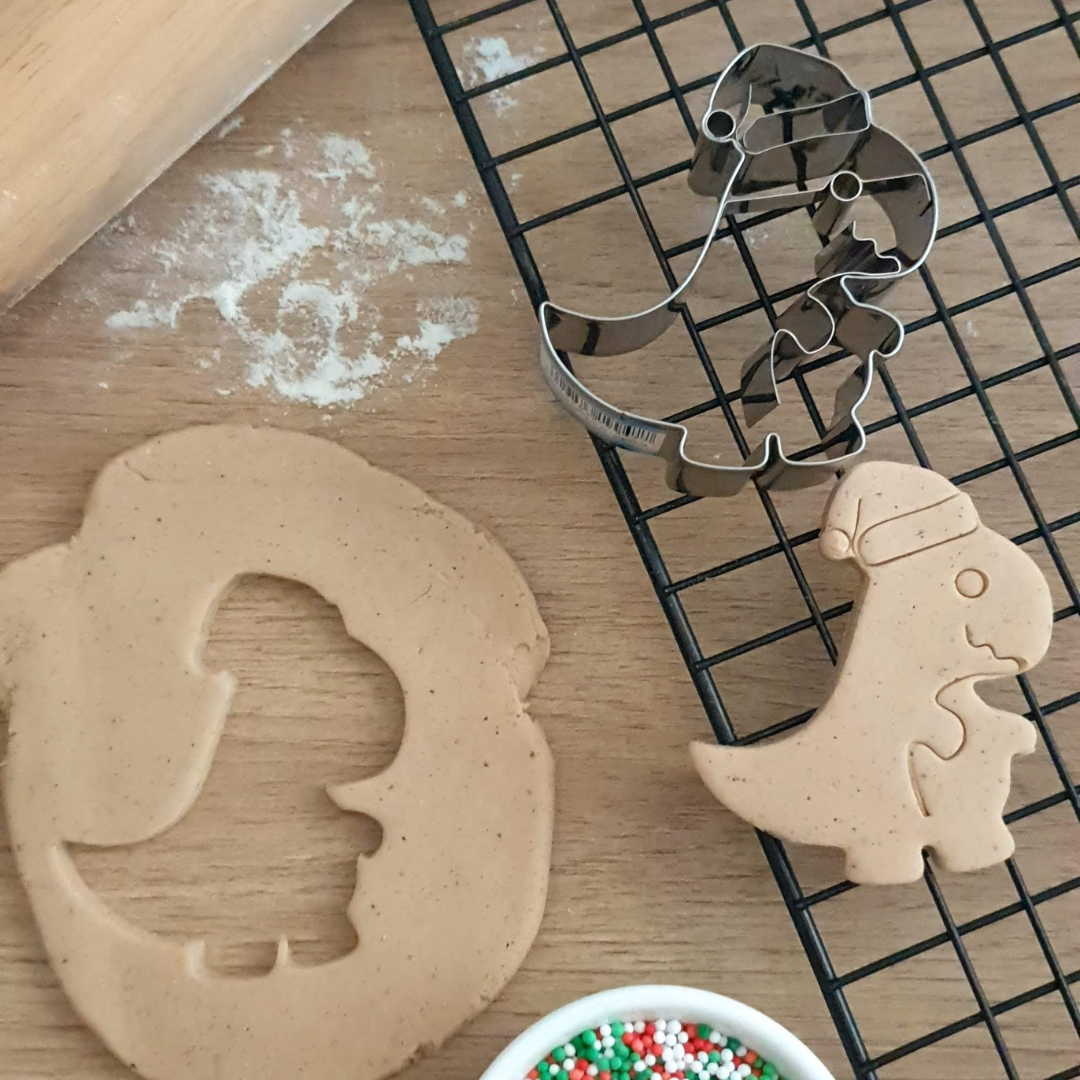 Dinosaur T-Rex Christmas 8cm Cookie Cutter