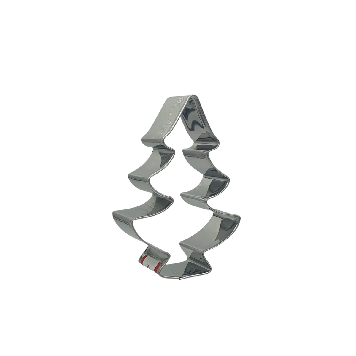 Christmas Tree 8cm Cookie Cutter Stainless Steel  Side View