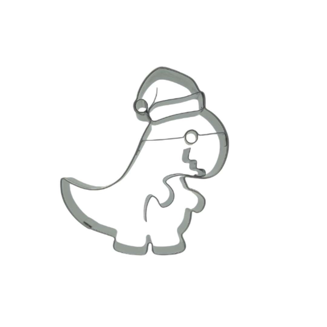 Dinosaur T-Rex Christmas 8cm Cookie Cutter