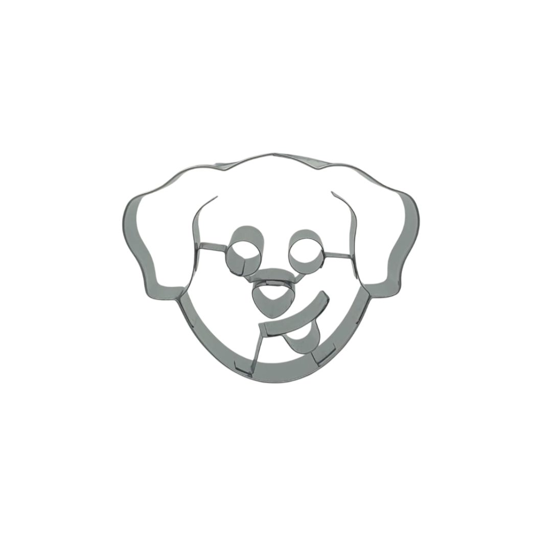 Dog Face With Internal Details 7cm Cookie Cutter
