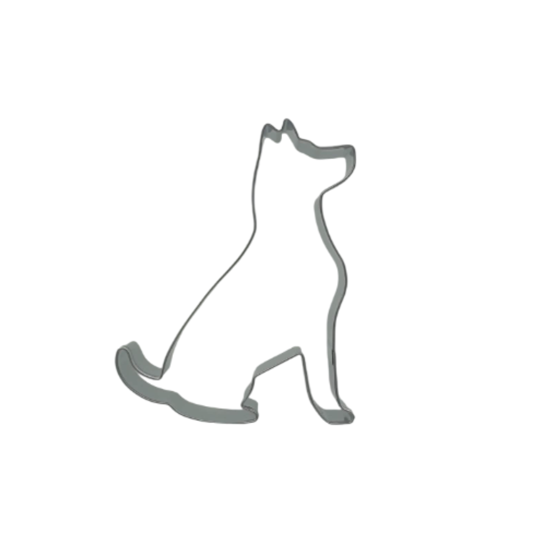 Dog Sitting 7.5 cm Cookie Cutter