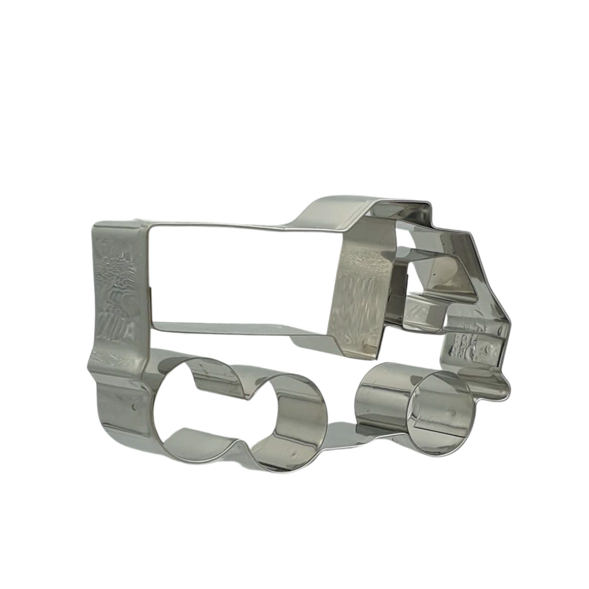 Dump Truck 8cm Cookie Cutter Stainless Steel Side View