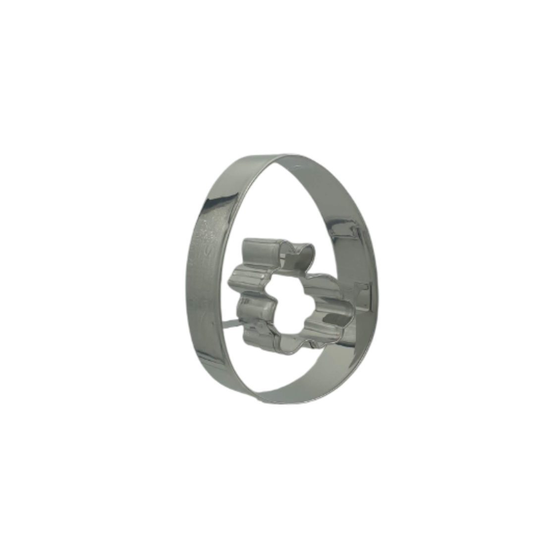 Egg with Rabbit Linzer Cookie Cutter 7cm