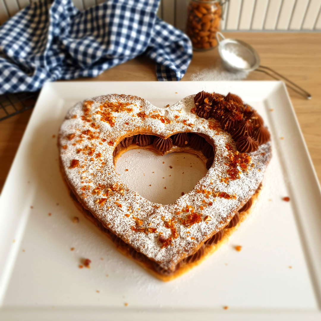 PRINT AT HOME - Heart III Cookie Cake Template 11&quot; Tall