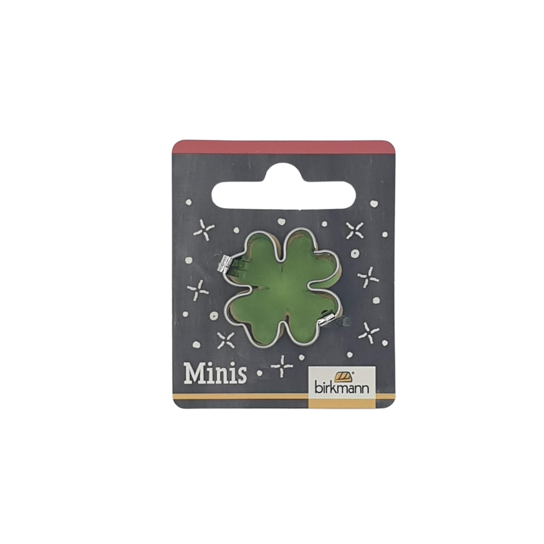Four Leafed Clover 2.5cm Extra Small Mini Cookie Cutter