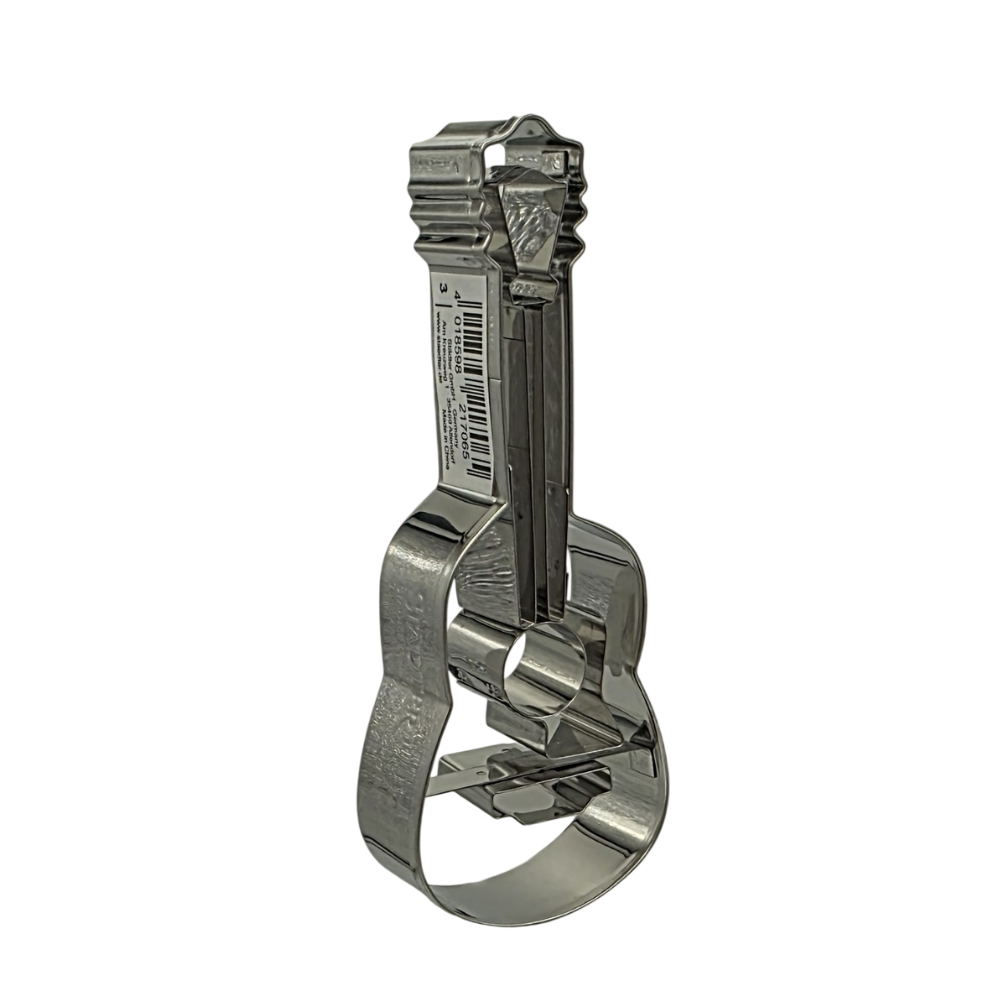 Guitar with Internal Details 11cm Cookie Cutter