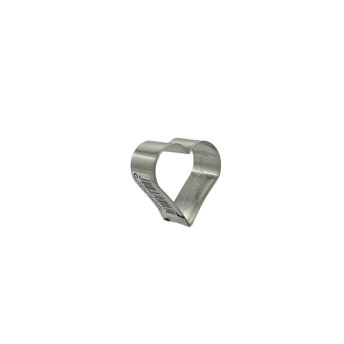 Heart 4cm Cookie Cutter Stainless Steel Side View