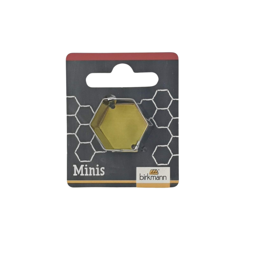 Hexagon 2cm Extra Small Mini Cookie Cutter