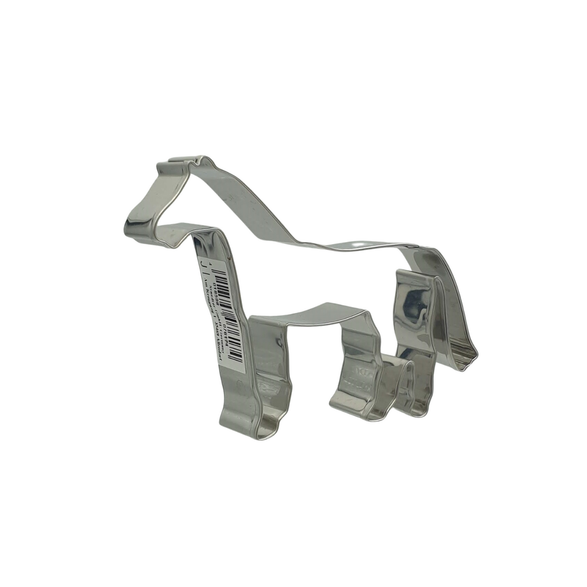 Horse 10cm Cookie Cutter Stainless Steel Side View