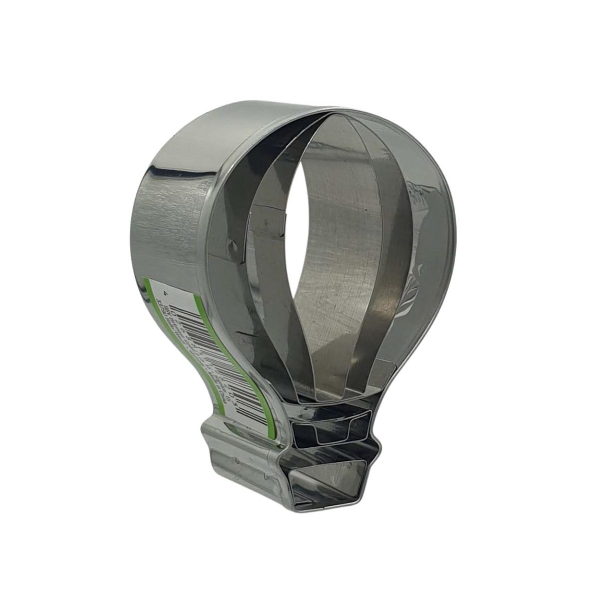 Hot Air Balloon 6.5cm Cookie Cutter Stainless Steel Side View