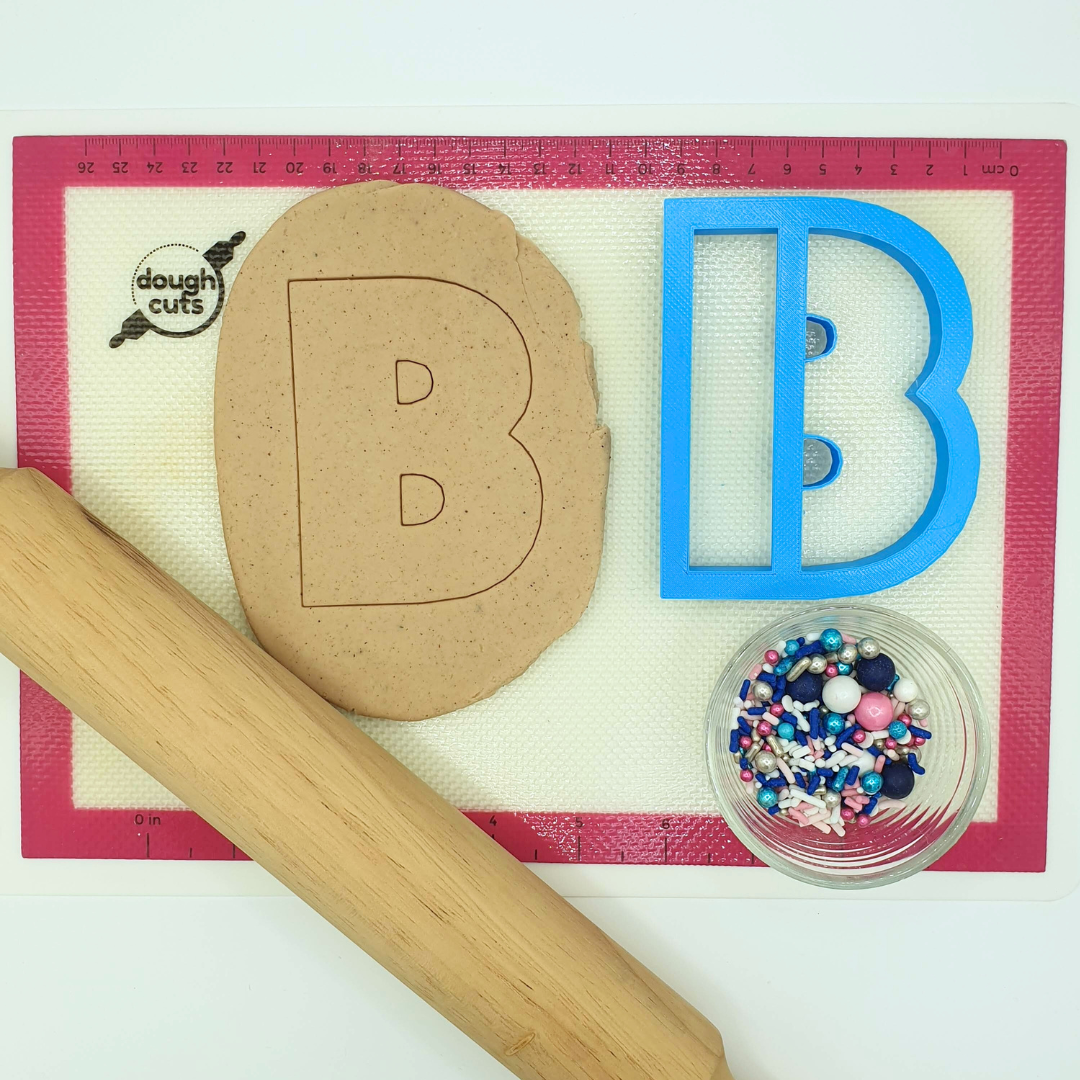 Individual Alphabet Cookie Cutters 9.5cm Tall