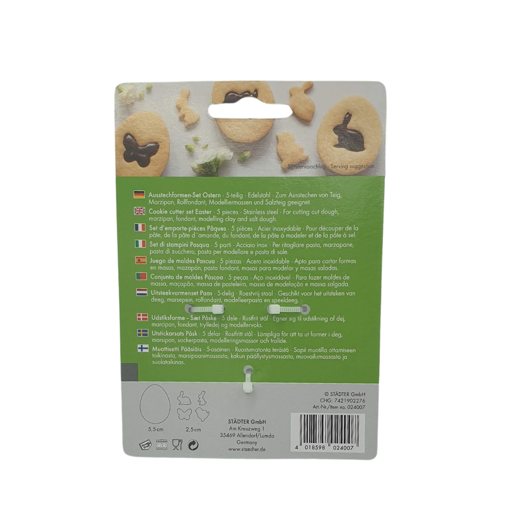 Easter Egg Cookie Cutter With Linzer Options Set