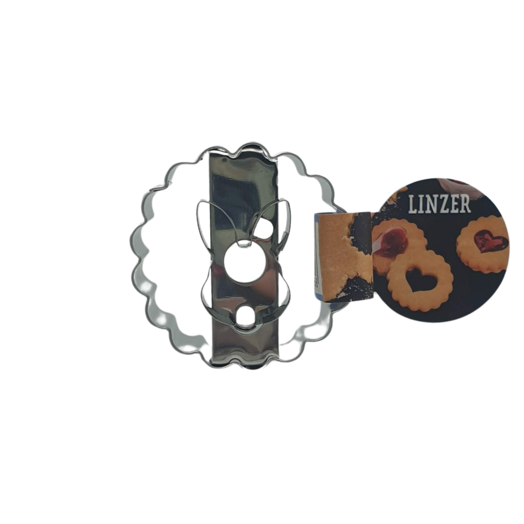 Rabbit Cutout Linzer Two Way 5cm Cookie Cutter