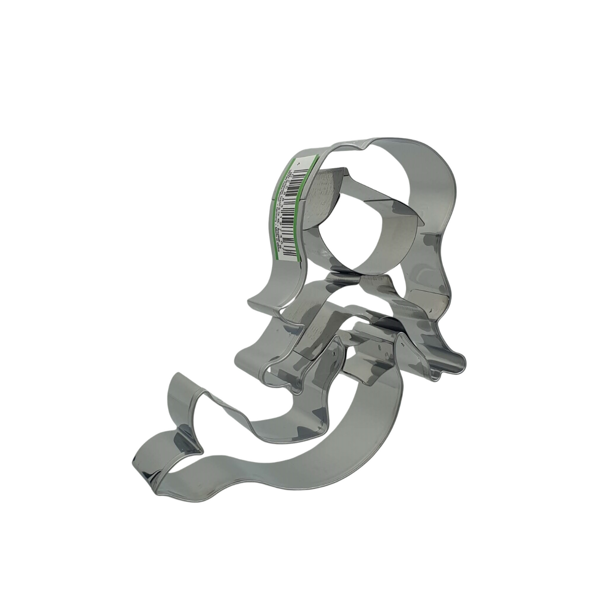 Mermaid Swimming 9cm Cookie Cutter Stainless Steel Side View