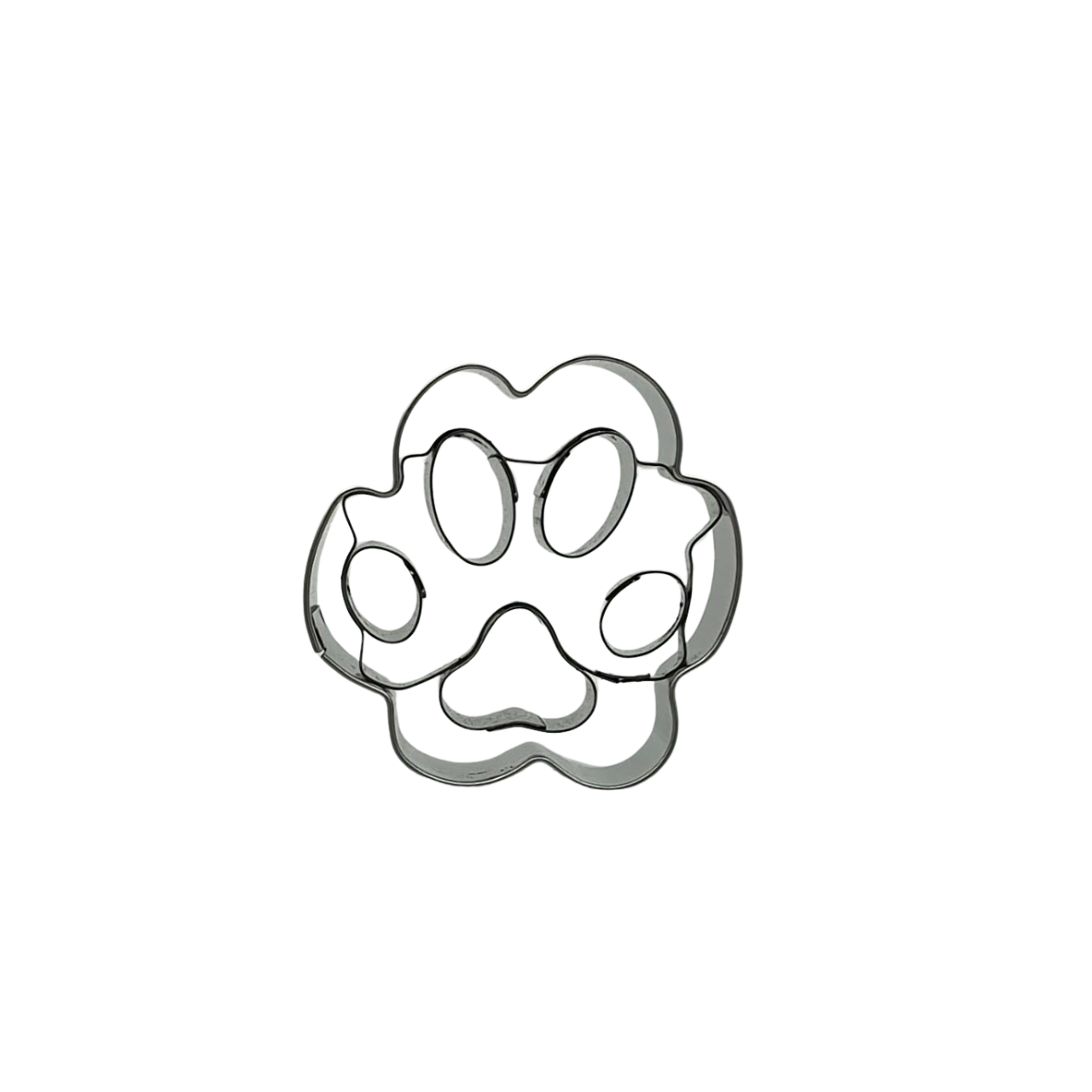 Mini Paw Print 4.5cm with Embossed Detail Cookie Cutter Stainless Steel