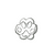Mini Paw Print 4.5cm with Embossed Detail Cookie Cutter Stainless Steel