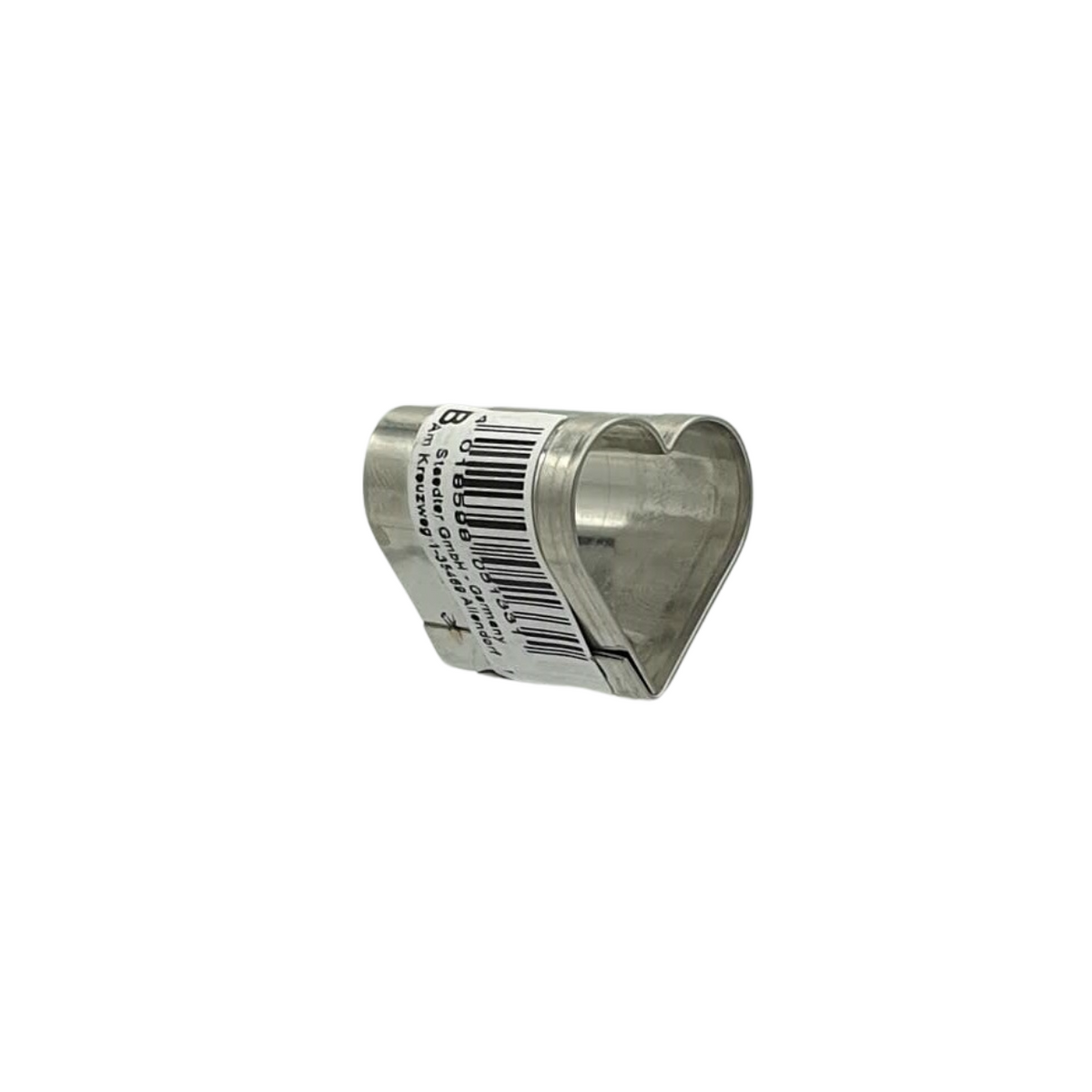 Mini Heart 2.5cm Cookie Cutter Stainless Steel Side View
