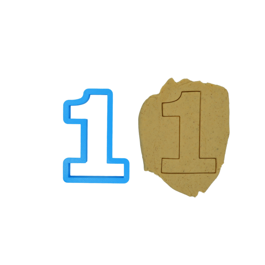 Number 1 8cm Cookie Cutter