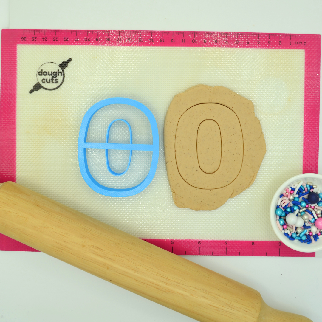 Number 0 8cm Cookie Cutter