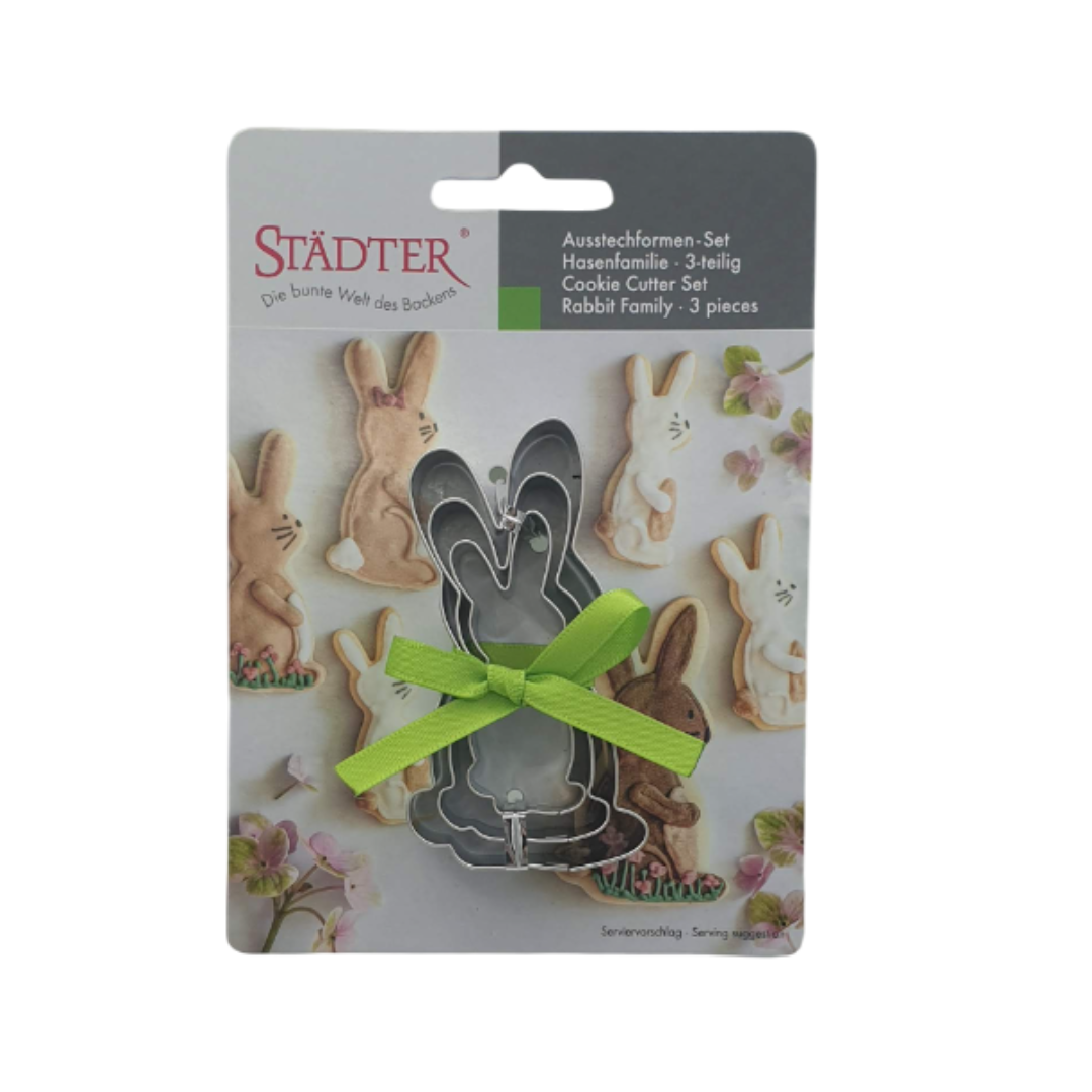 Cookie Cutter Bunny Family Set of 3