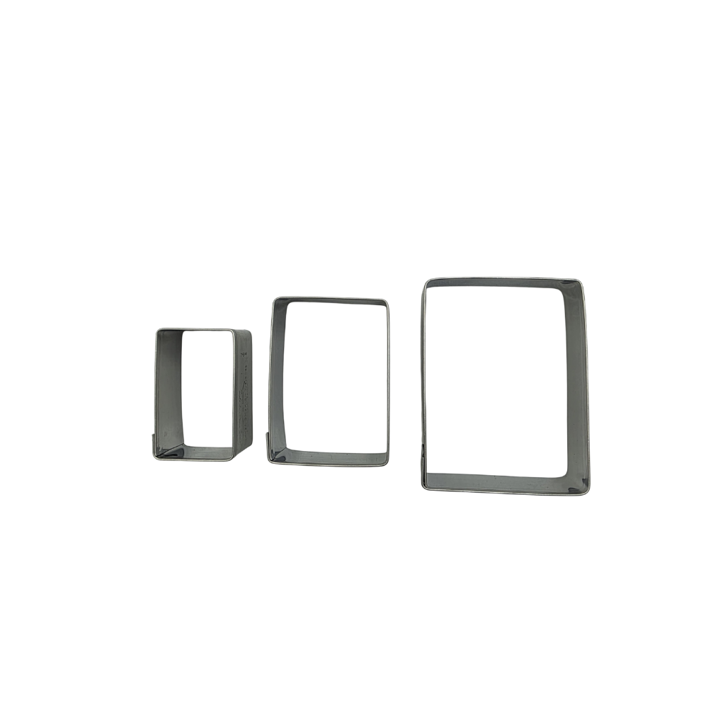 Rectangle Set of 3 Cookie Cutters