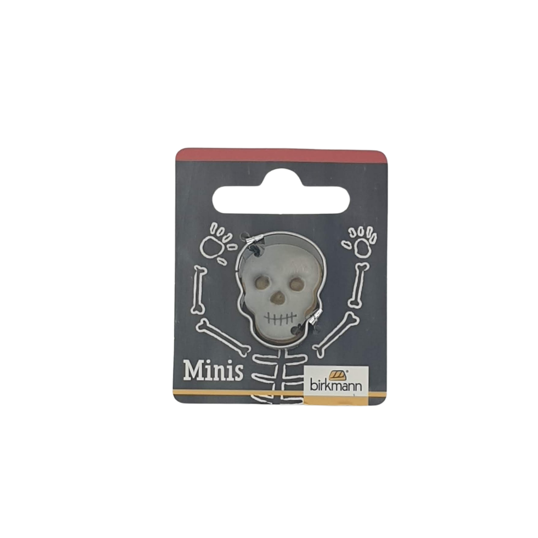 Skull 2.5cm Extra Small Mini Cookie Cutter