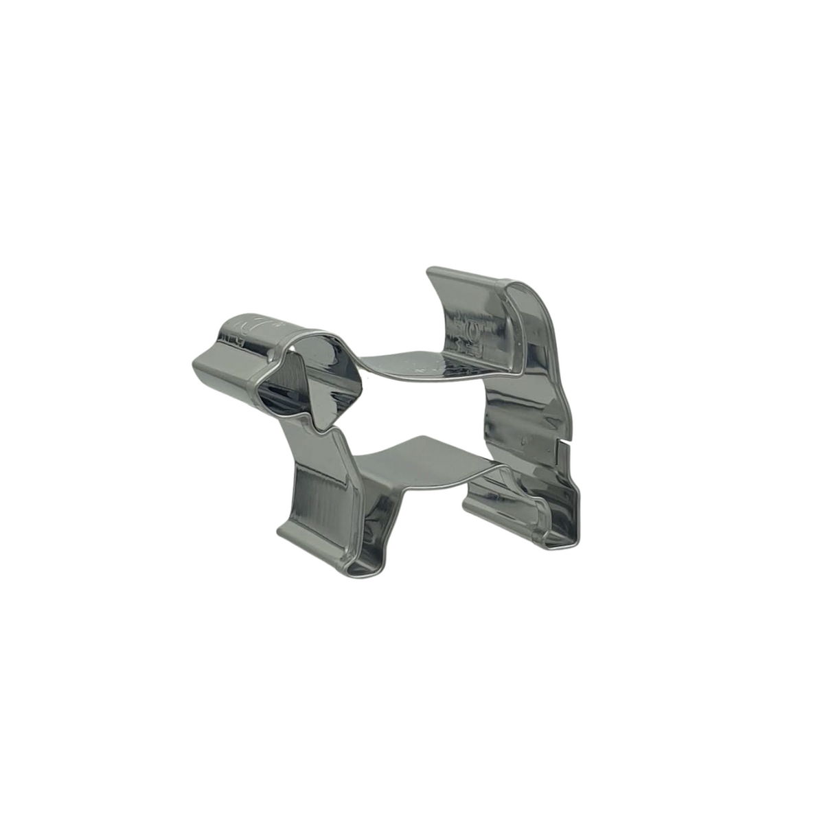 Beagle Dog 5cm Cookie Cutter Stainless Steel Side View