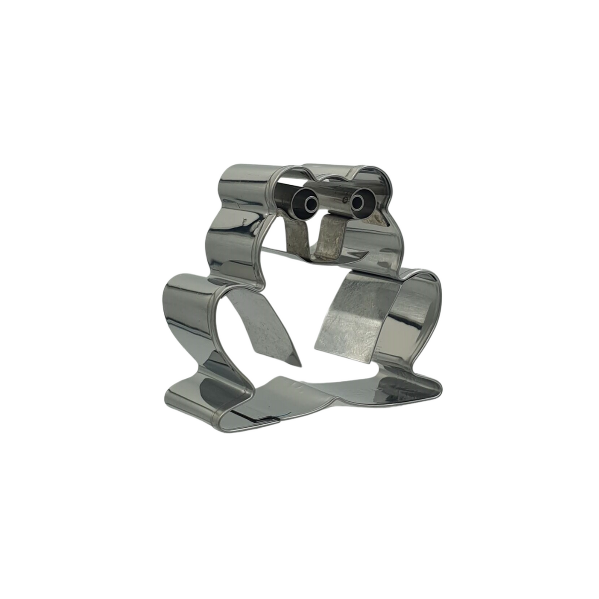 Frog 5.5cm Cookie Cutter Stainless Steel Side View