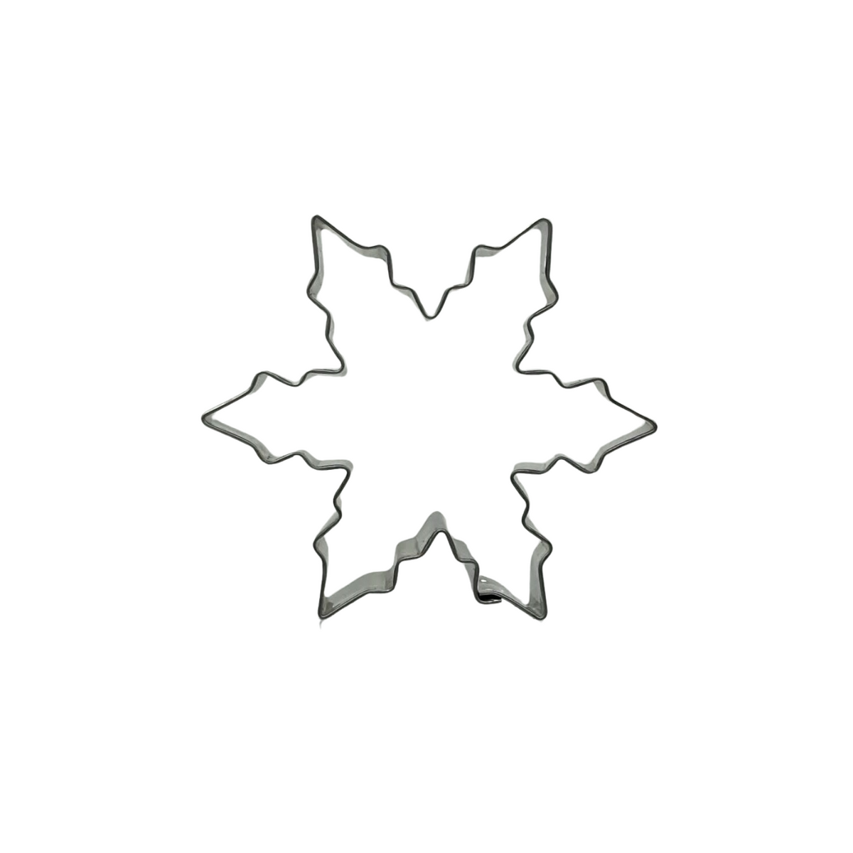 Snowflake Ice Crystal 6.5cm Cookie Cutter Stainless Steel