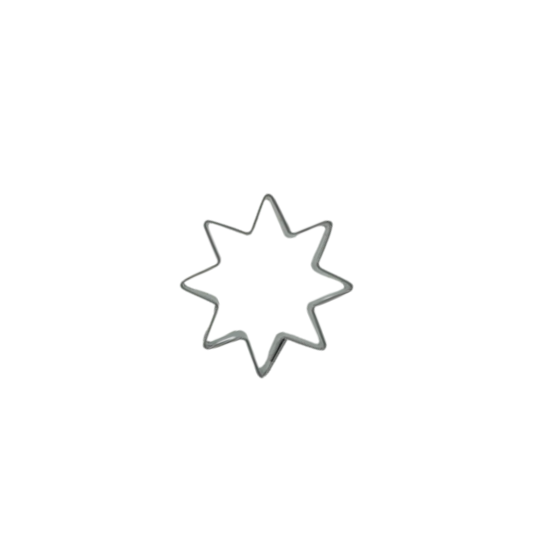 Star with 8 Points 4.5cm Cookie Cutter