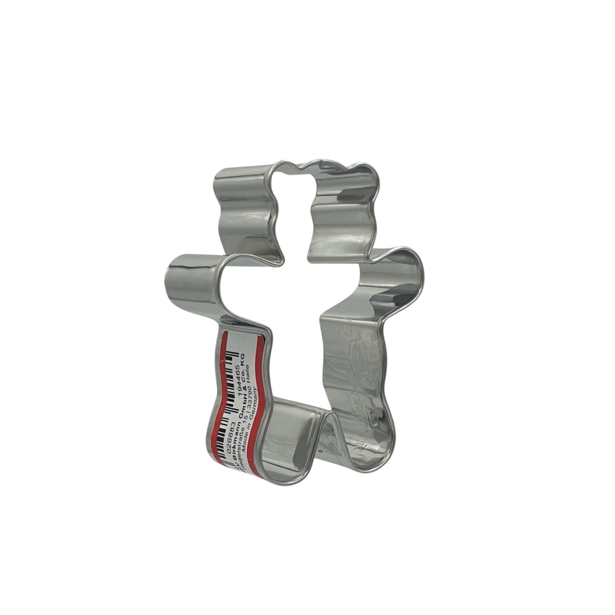 Teddy Bear 6.5cm Cookie Cutter Stainless Steel Side View