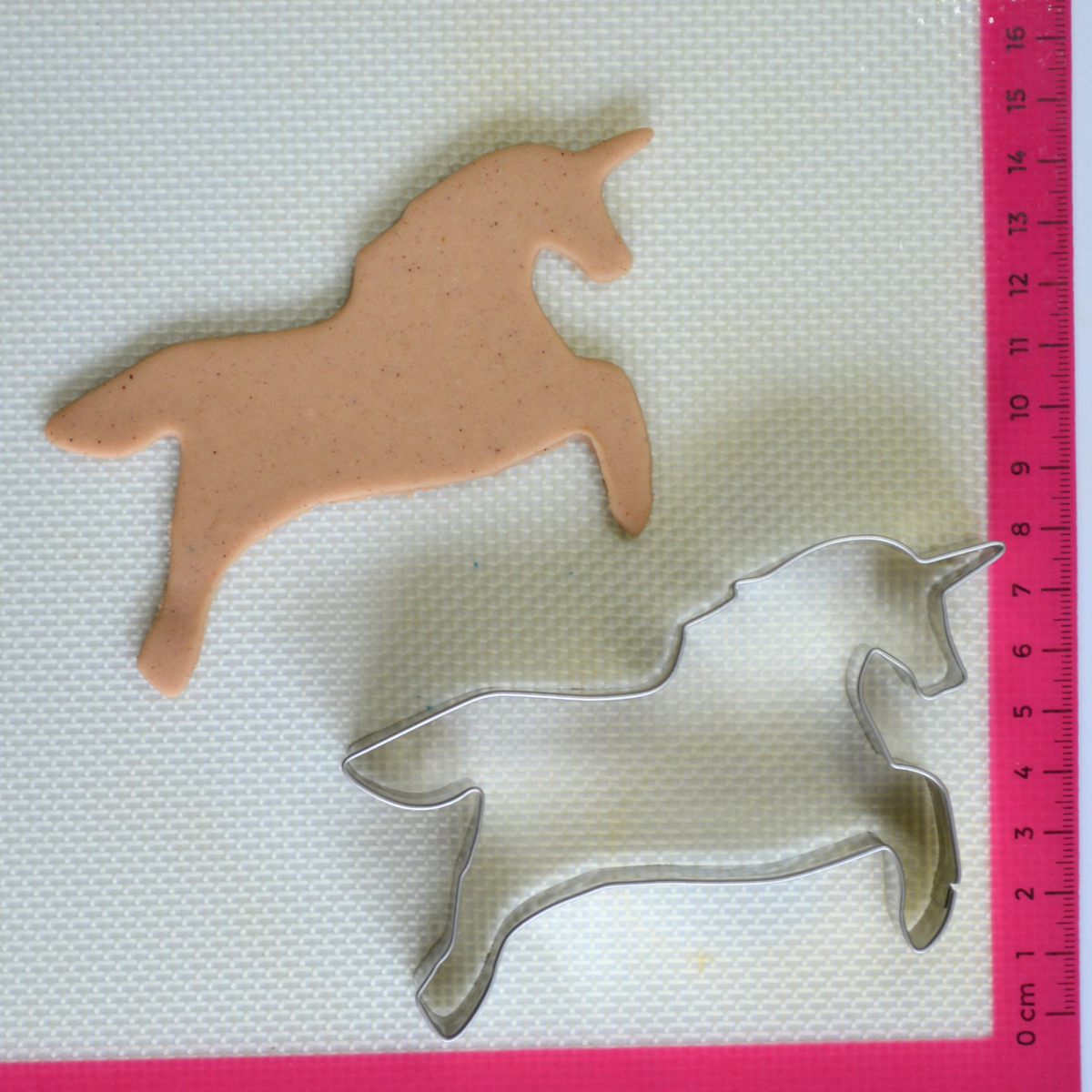 Leaping Unicorn 12cm Cookie Cutter