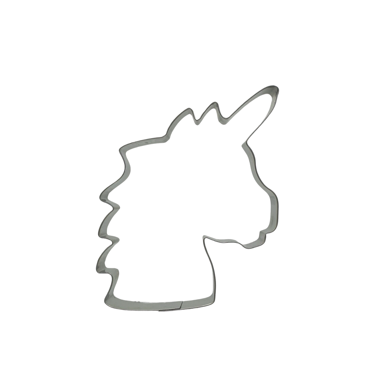 Unicorn Head 12cm Cookie Cutter Stainless Steel