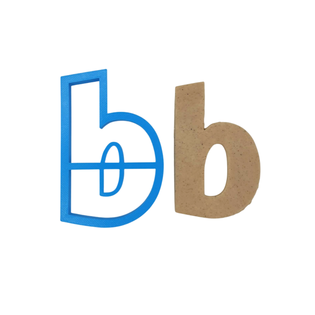 Lowercase Alphabet Cookie Cutters Individual