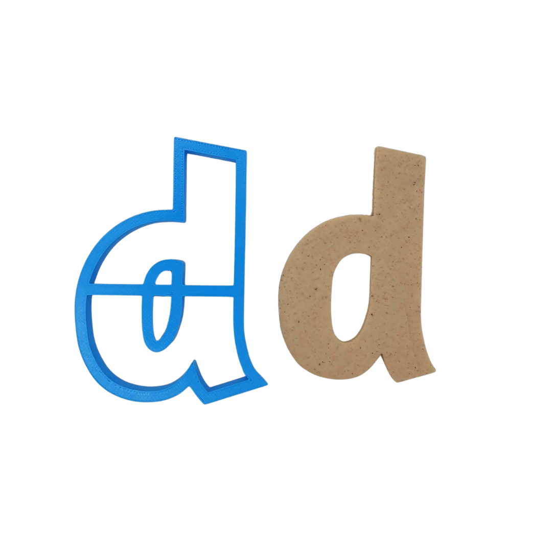 Lowercase Alphabet Cookie Cutters Individual