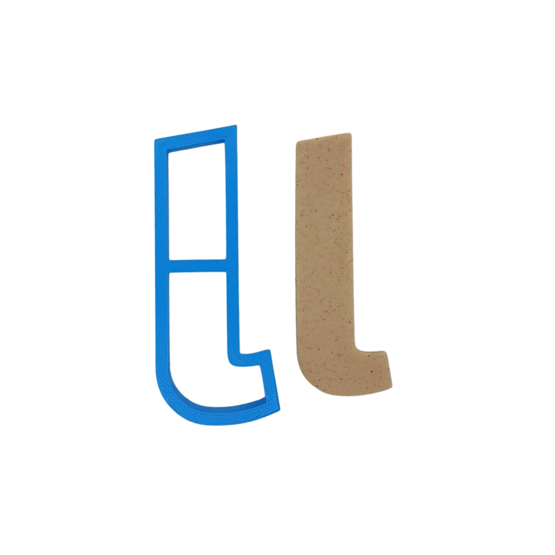 Lowercase Alphabet Cookie Cutters Individual