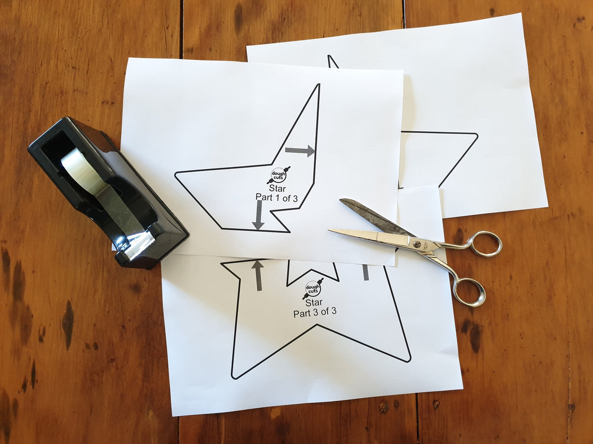 PRINT AT HOME - Number Cookie Cake Templates Individual - 11 inches 28cm