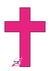 PRINT AT HOME - Crucifix Cross Cookie Cake Template 14" Tall