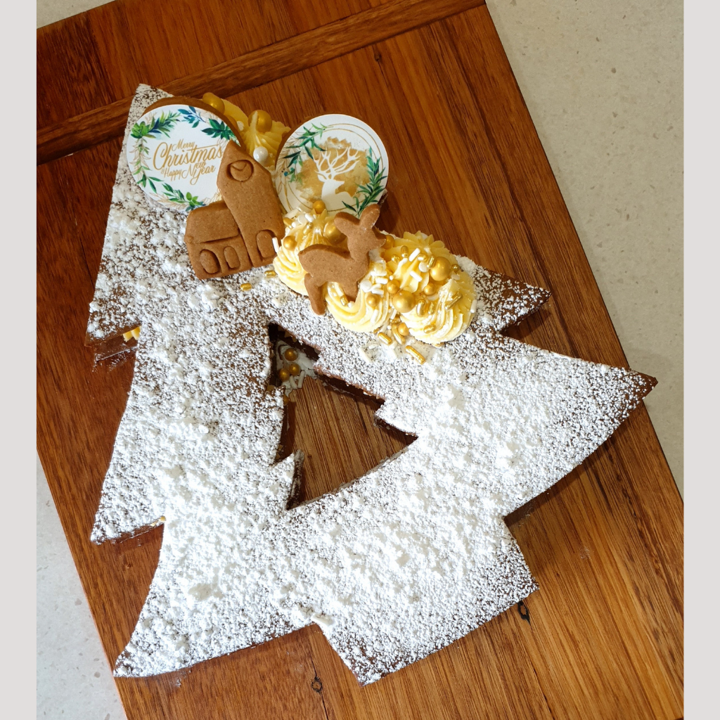 PRINT AT HOME - Tree Cookie Cake Template 11.7&quot; Tall