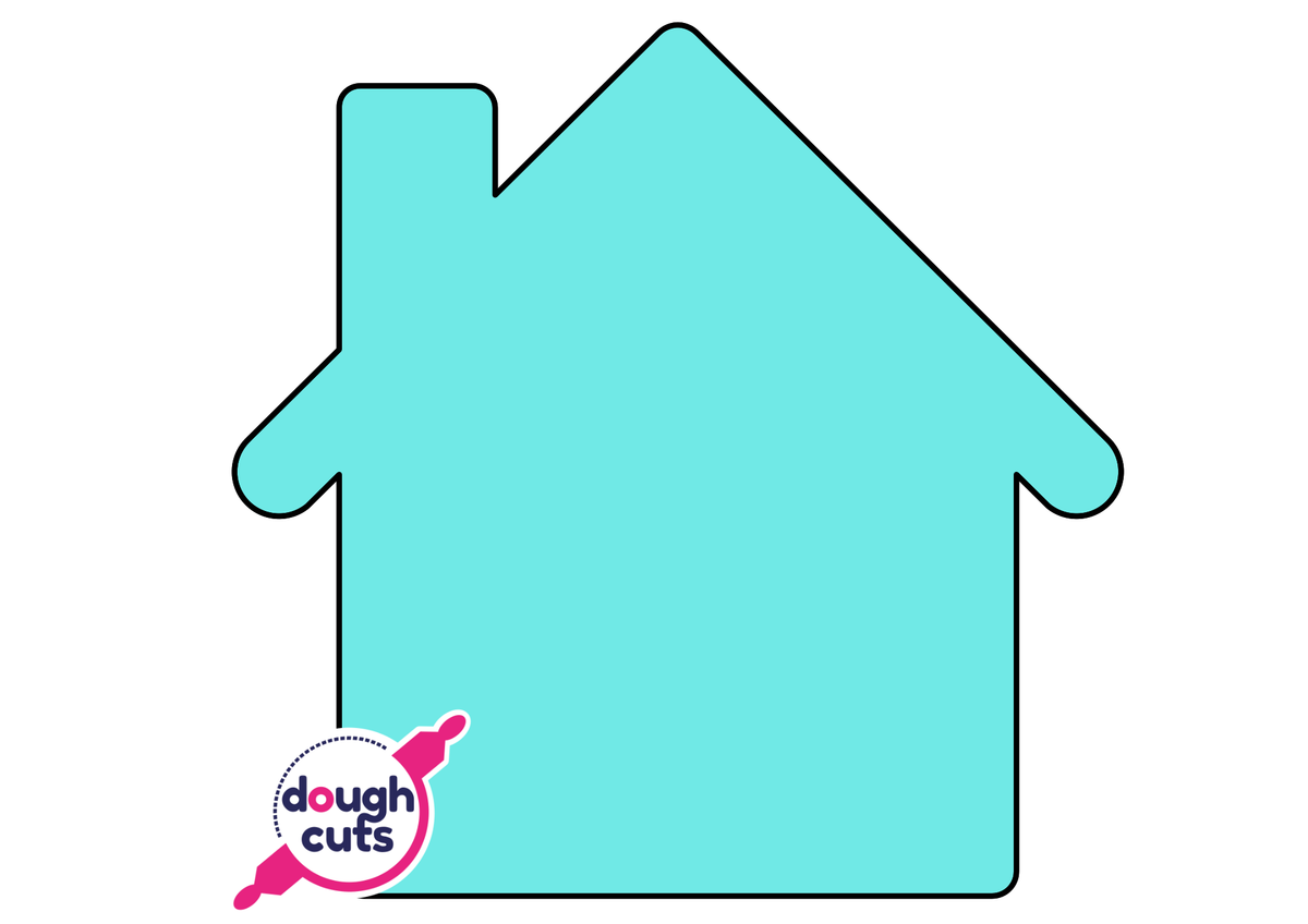 PRINT AT HOME - House 11&quot; Cookie Cake Template