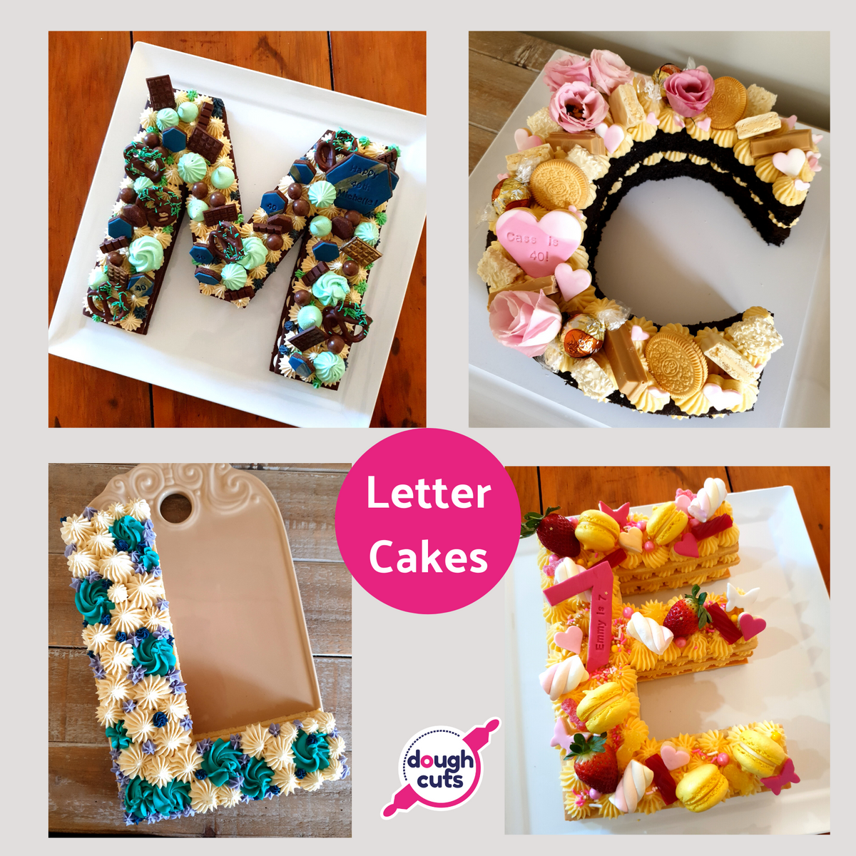 Ultimate Bundle Baking Templates - Number Set + Letter Set + Everyday Shapes