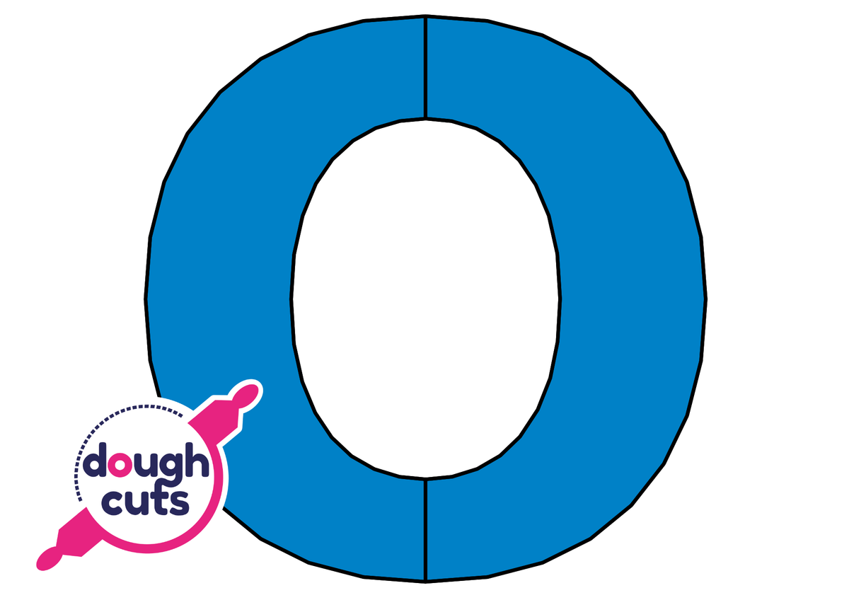 PRINT AT HOME - Letter Cookie Cake Templates Individual 11&quot; Tall