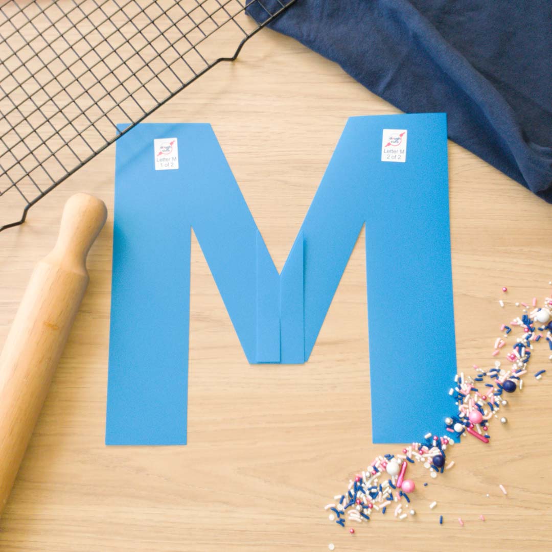 Alphabet Letter Set of 26 Cookie Cake Templates